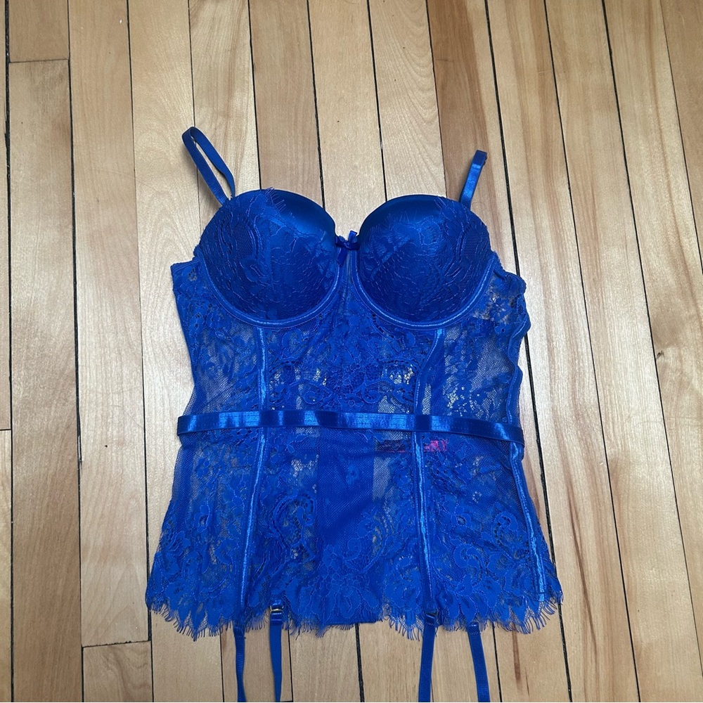 Blue Lace Bustier